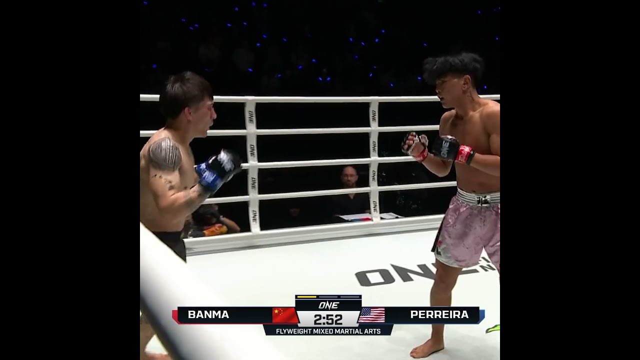 His knee is DONE  Banma Duoji pounces on an injured Joshua Perreira for the first round TKO!