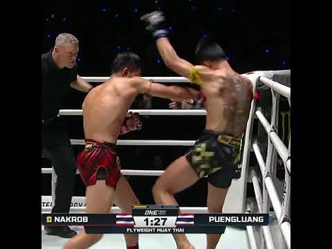 INSANE round  Puengluang and Nakrob trade knockdowns in a chaotic opening frame!