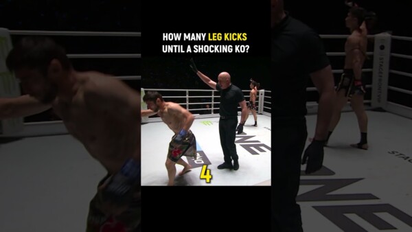 KO in the works  How many leg kicks will Tawanchai need to drop on Masaaki Noiri at ONE 172?