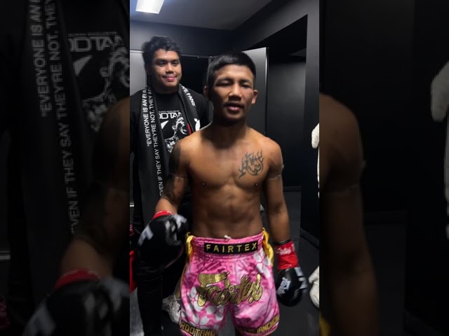 On CLOUD NINE ☁️ Rodtang thanks the fans after his show stopping KO of Takeru at ONE 172 in Japan!