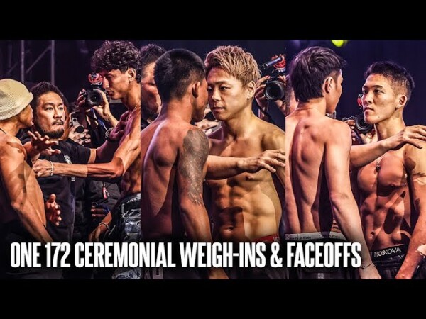 ONE 172: Takeru vs. Rodtang | Ceremonial Weigh Ins & Faceoffs Highlights