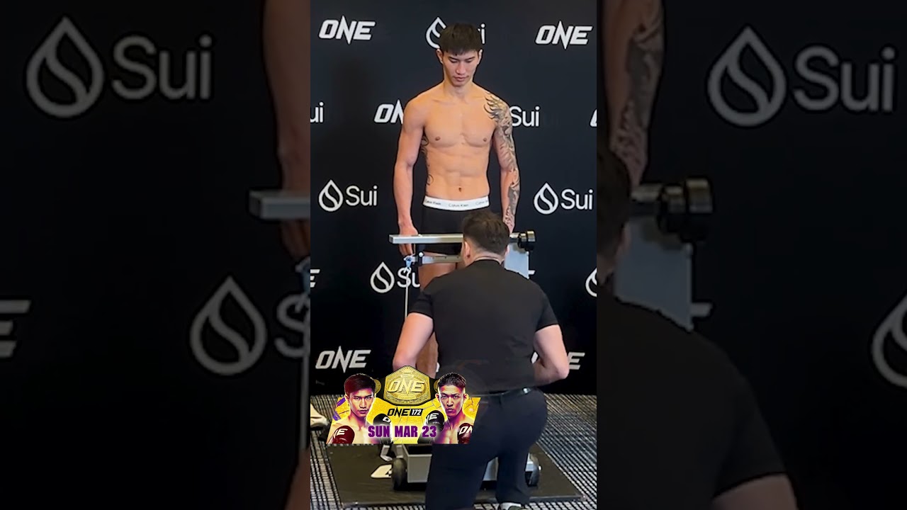 Ready for war  Tawanchai and Masaaki Noiri make weight ahead of their epic showdown at ONE 172!