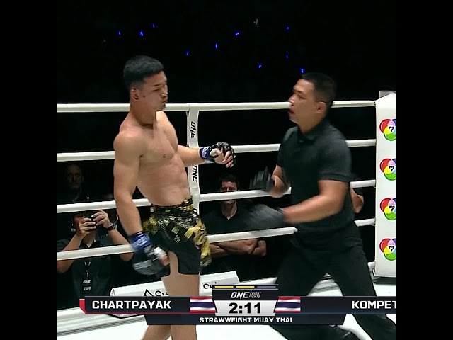 7 0  Chartpayak KOs Kompet in their rematch to extend his perfect record on ONE Friday Fights!