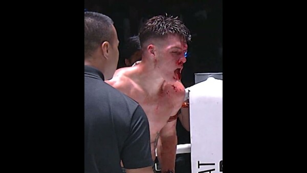 AT THE BUZZER  Watch Tyson Harrison pull off a knockout to remember against Rambo!