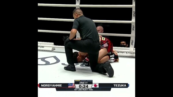 Body SNATCHED ‍ Shota Tezuka scores a first round KO in his ONE Friday Fights debut!