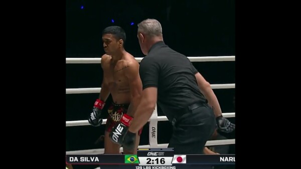DOMINATION  Hiroki Naruo TKOs Alber Da Silva in under two minutes!