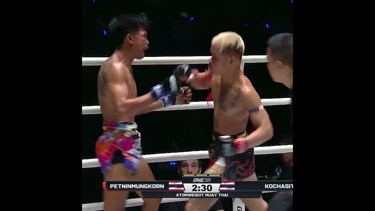 EXPLOSIVE power  Petninmungkorn moves to 4 0 in ONE Friday Fights with a third round KO!