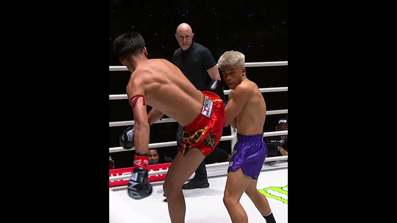 Lightning Quick ⚡ When Zhang Peimian and Aliff went toe to toe in a thrilling striking affair!