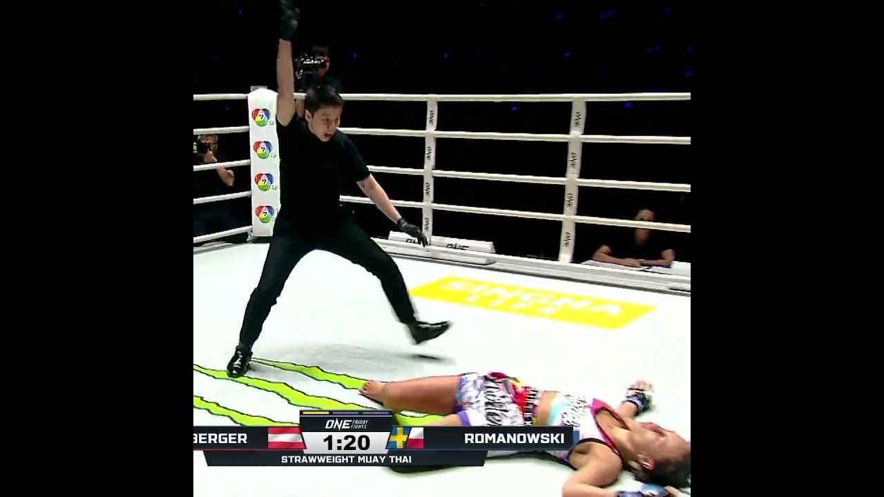 Rising STAR  Stella Hemetsberger KOs Vanessa Romanowski in the very first round!