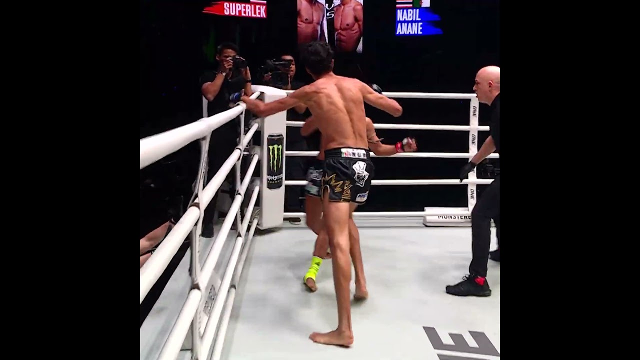 SHOCKING MOMENT  When Nabil Anane rocked Superlek!