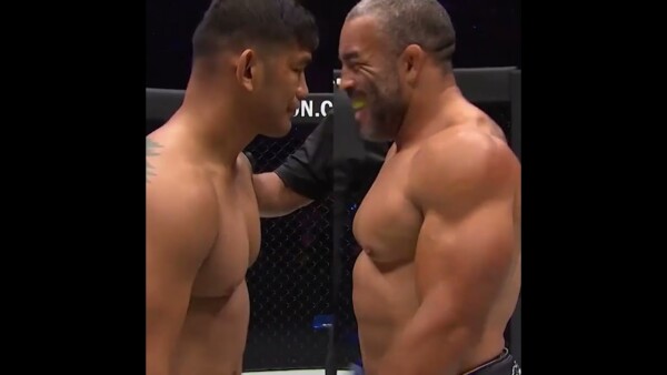 This GIGANTIC clash between Aung La N Sang and Gilberto Galvao ended in devastating fashion