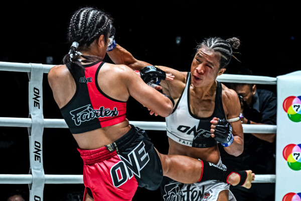 Muay Thai star Vero punches Junior Fairtex at ONE Friday Fights 107
