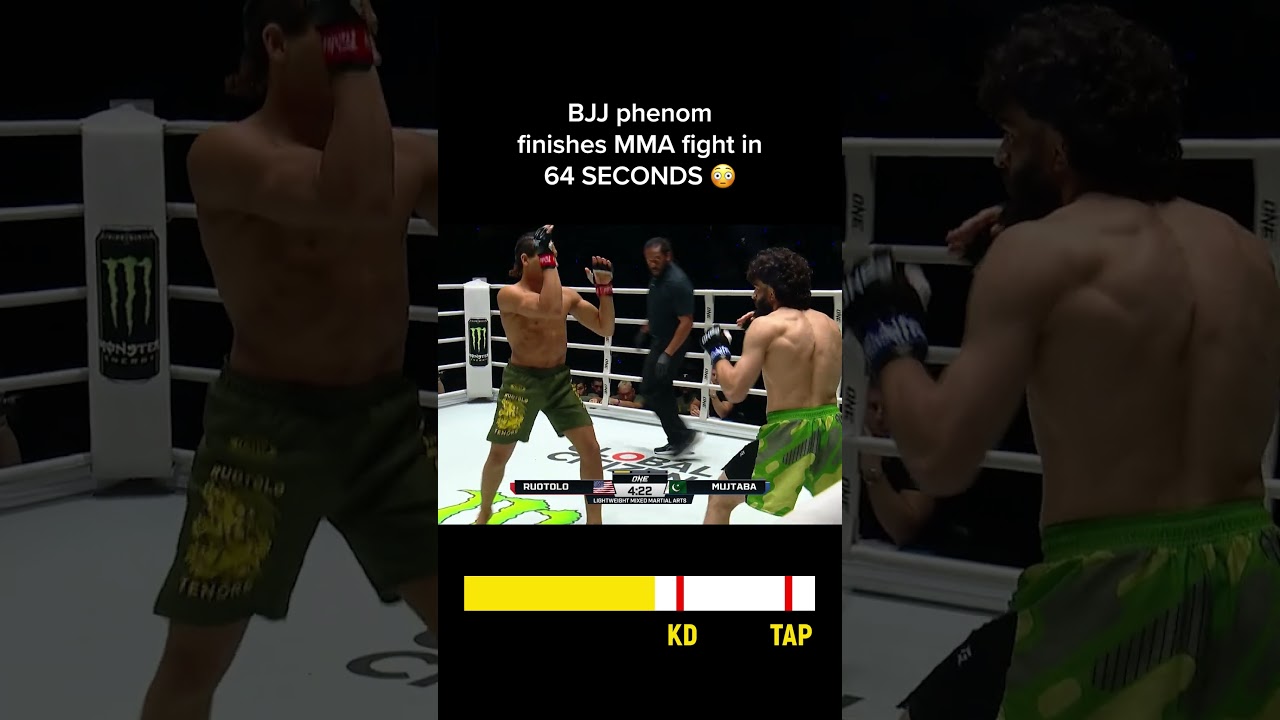 Blink and you’ll miss it  Who’s next for lightning fast finisher Kade Ruotolo? ⚡️