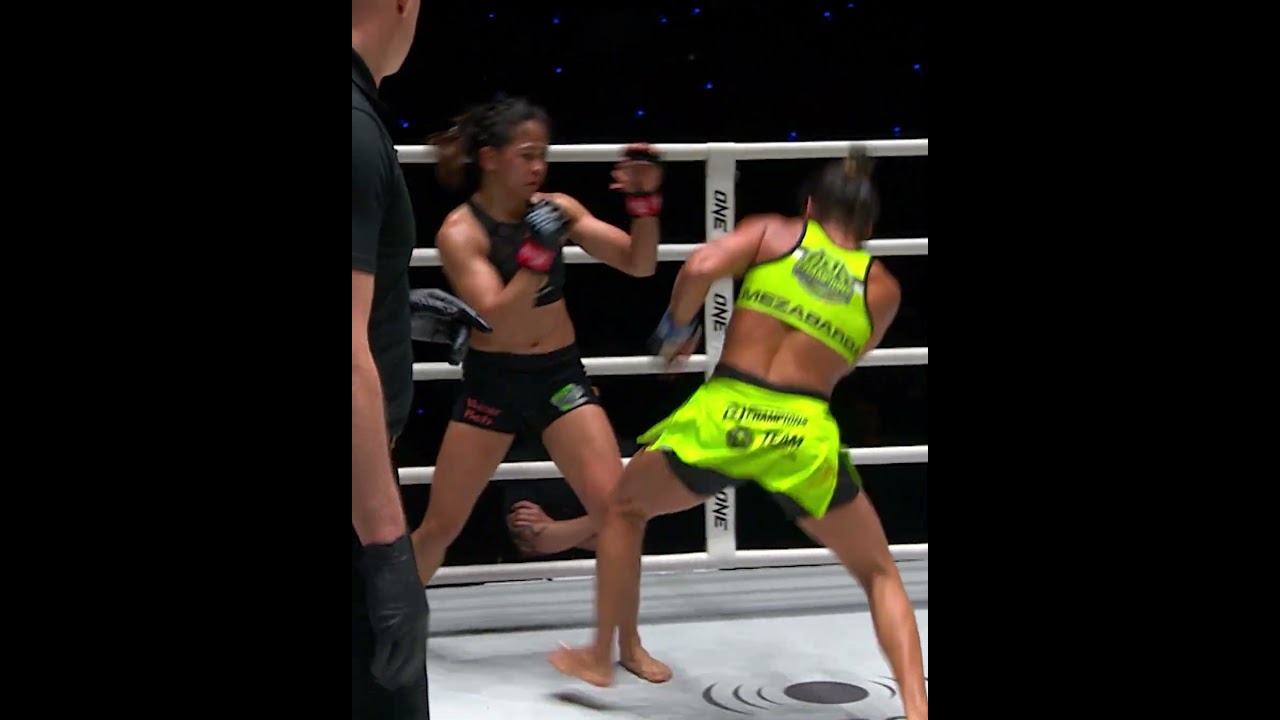 Denice Zamboanga was on FINE form against Julie Mezabarba