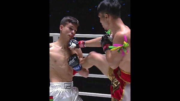 EXPLOSIVE Head Kick  Witness Elyes Kacem’s insane ONE debut against Chai!