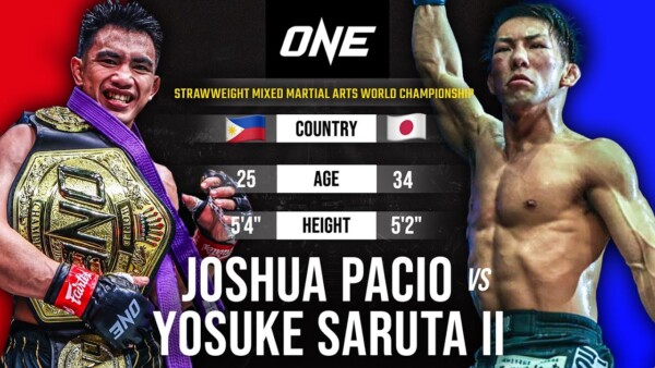 Heated Rematch With NO Commentary  Joshua Pacio vs. Yosuke Saruta II
