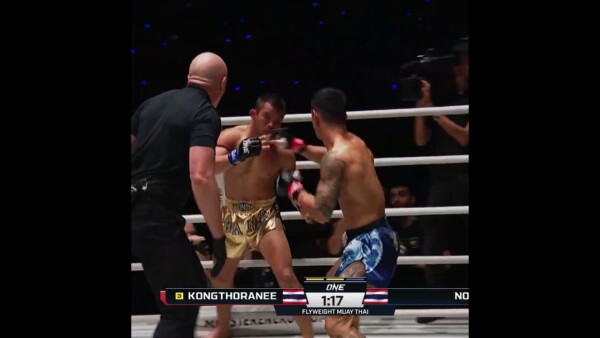 Muay Thai MADNESS  Kongthoranee puts Nong O on skates in Round 2!