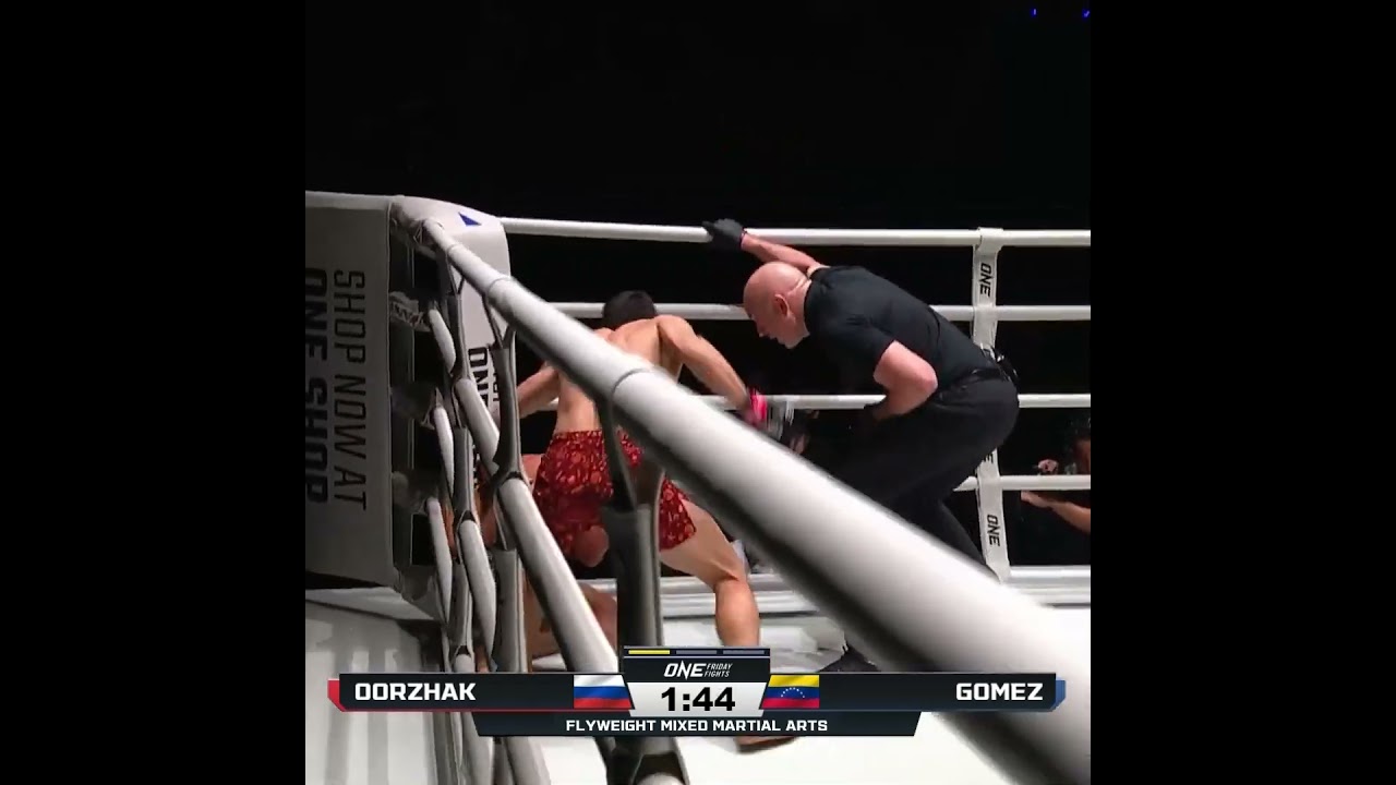 NONSTOP KNEES  Chayan Oorzhak shuts down Eubert Gomez in one round!