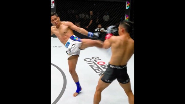 Peek the DAMAGE  Watch Petchtanong's RUTHLESS strikes against Hiroki Akimoto!