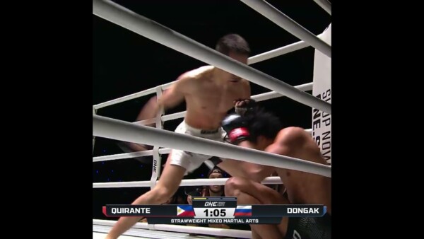 Torepchi Dongak stops Marwin Quirante for his third straight win at ONE Friday Fights!
