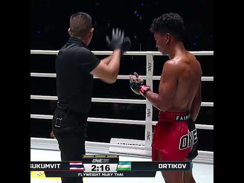 22 0  Undefeated Aslamjon Ortikov adds to his perfect record with a third round KO of Petsukumvit!