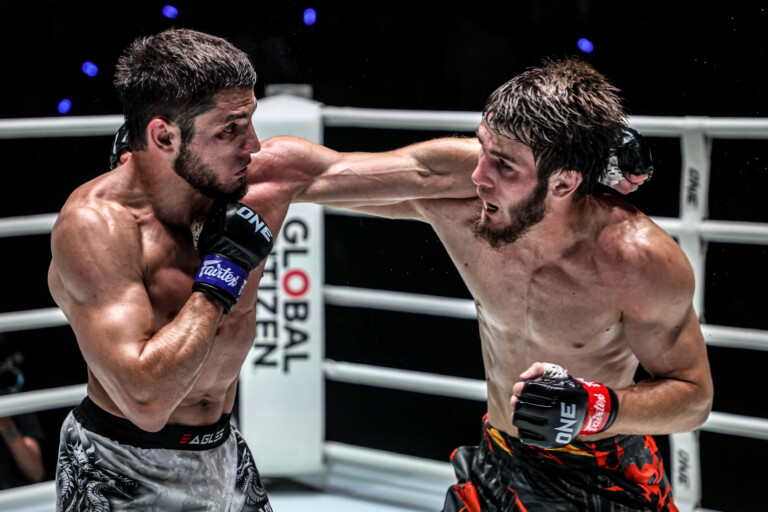 Russian MMA fighters Ibragim Dauev and Magomed Akaev