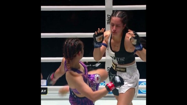 BRUTAL body shot  Islay Erika Bomogao shuts down Nerea Rubio to move to 3 0 in ONE Friday Fights!