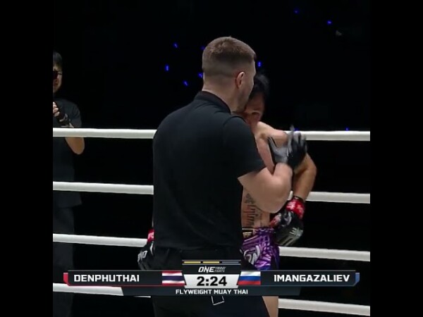 CRAZY  Asadula Imangazaliev knocks out Denphuthai for his fifth straight win at ONE Friday Fights!