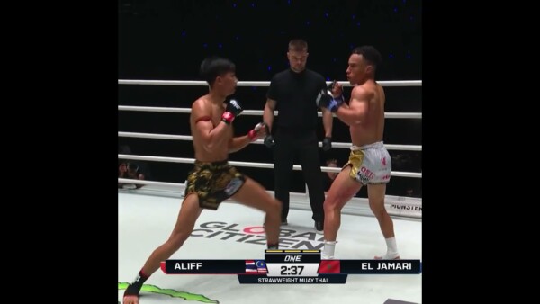 FIREWORKS in the final round from Aliff and Elmehdi El Jamari  #ONEChampionship