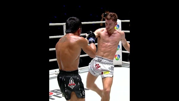Got him WOBBLED  Freddie Haggerty put on a brilliant striking display against Kaoklai!