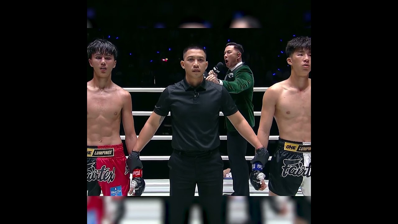 RAZOR CLOSE ⚖️ 17 year old Yonis Anane wins by unanimous decision in his ONE Friday Fights debut!