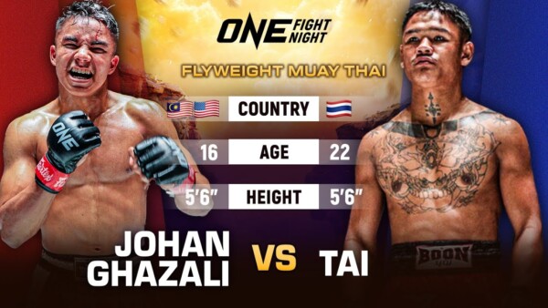 Savage Muay Thai Phenoms ⚡Johan Ghazali vs. Tai | Full Fight