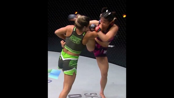 Stamp was on FIRE when she fought Julie Mezabarba in an atomweight MMA thriller!