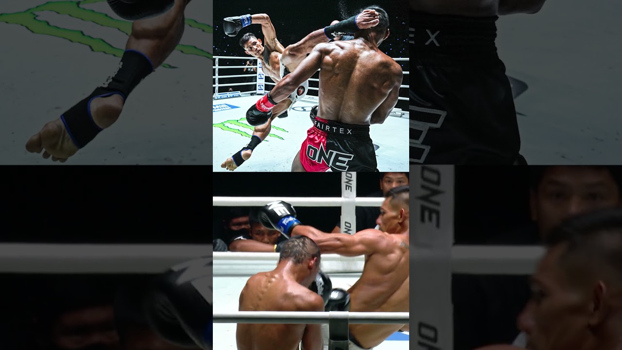 Tornado in motion ️ Suablack unleashed a spin storm at ONE Friday Fights 114!