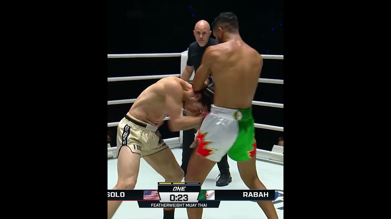 Watch Mohamed Younes Rabah and Eddie Abasolo trade BLOWS in a featherweight Muay Thai thriller!