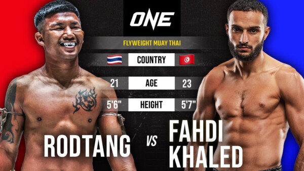 When Rodtang Went On A Rampage Against Fahdi Khaled  Full Fight