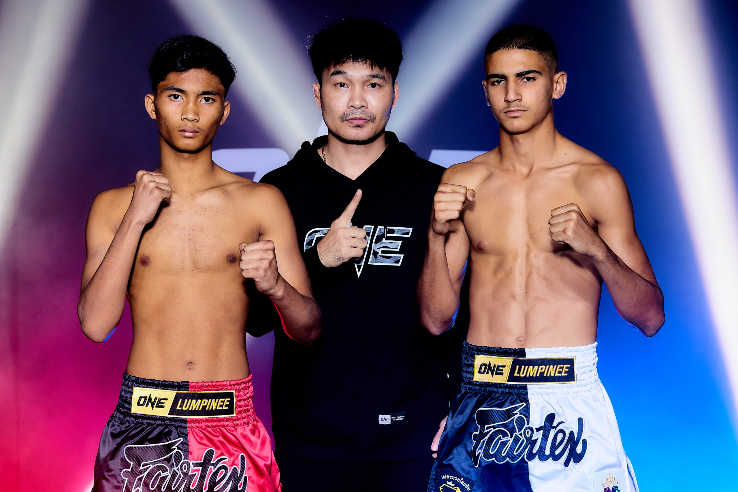 Muay Thai fighters Adam Sor Dechapan and Nahya Mohammed