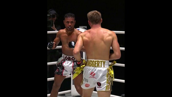 All the CHAOS  Jonathan Haggerty and Felipe Lobo threw down in a Muay Thai banger for the ages!