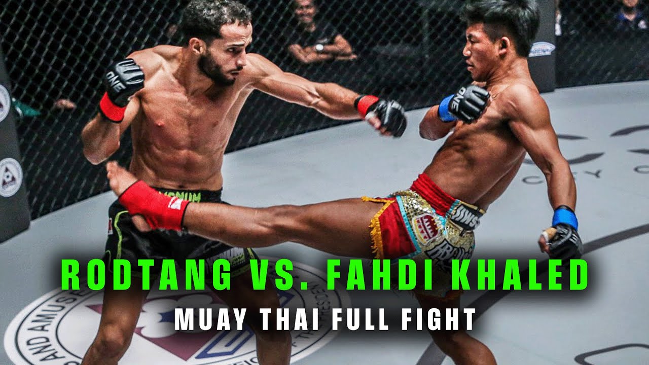 Classic Rodtang  SAVAGE Muay Thai Fight Against Fahdi Khaled