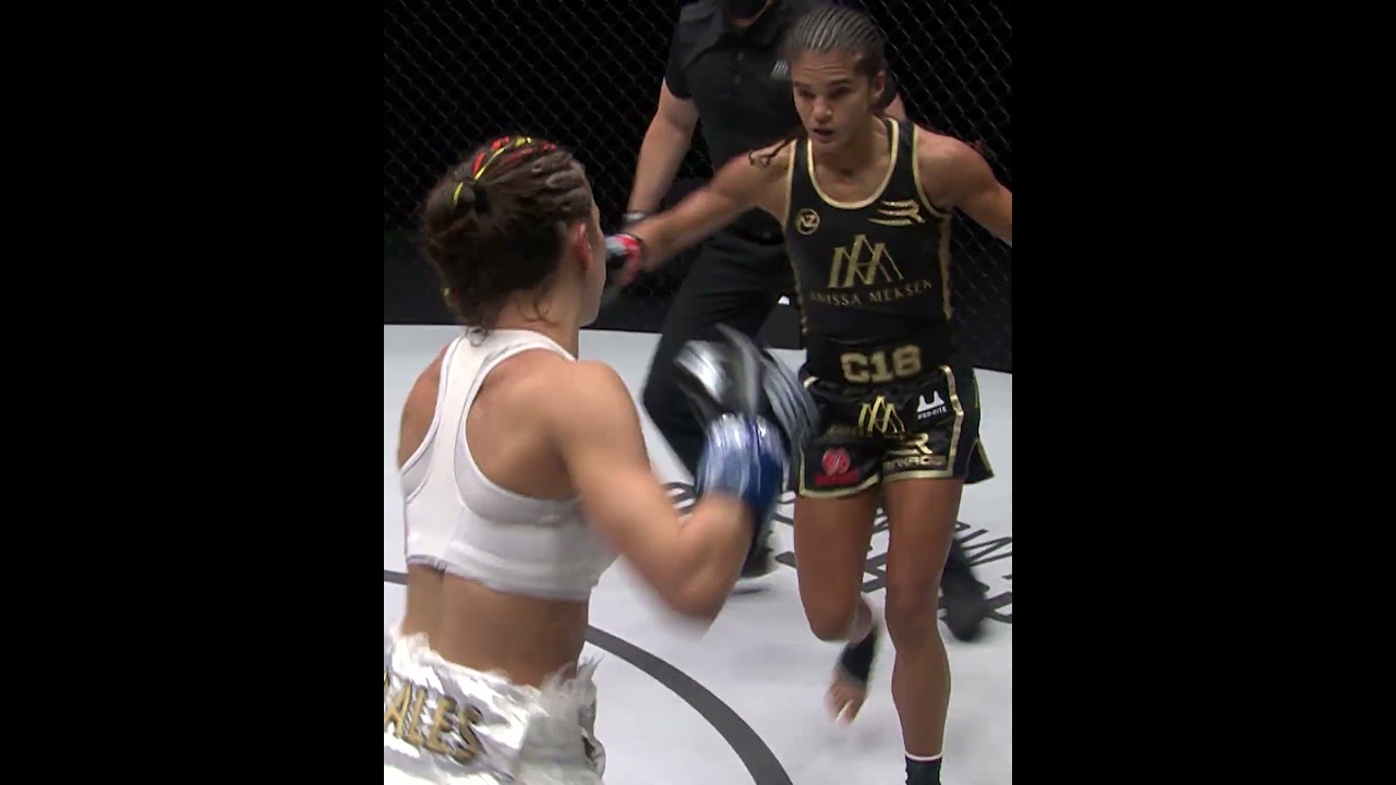 DOMINANT  Anissa Meksen showed no mercy in her ONE debut against Cristina Morales!