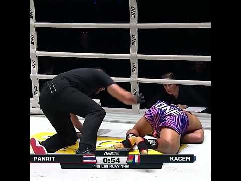 DYNAMITE punches  Antar Kacem crumples Panrit for his fourth straight win at ONE Friday Fights!