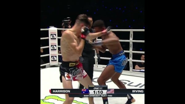 DYNAMITE  Tyson Harrison scores three knockdowns on Kendu Irving for a dominant first round TKO!