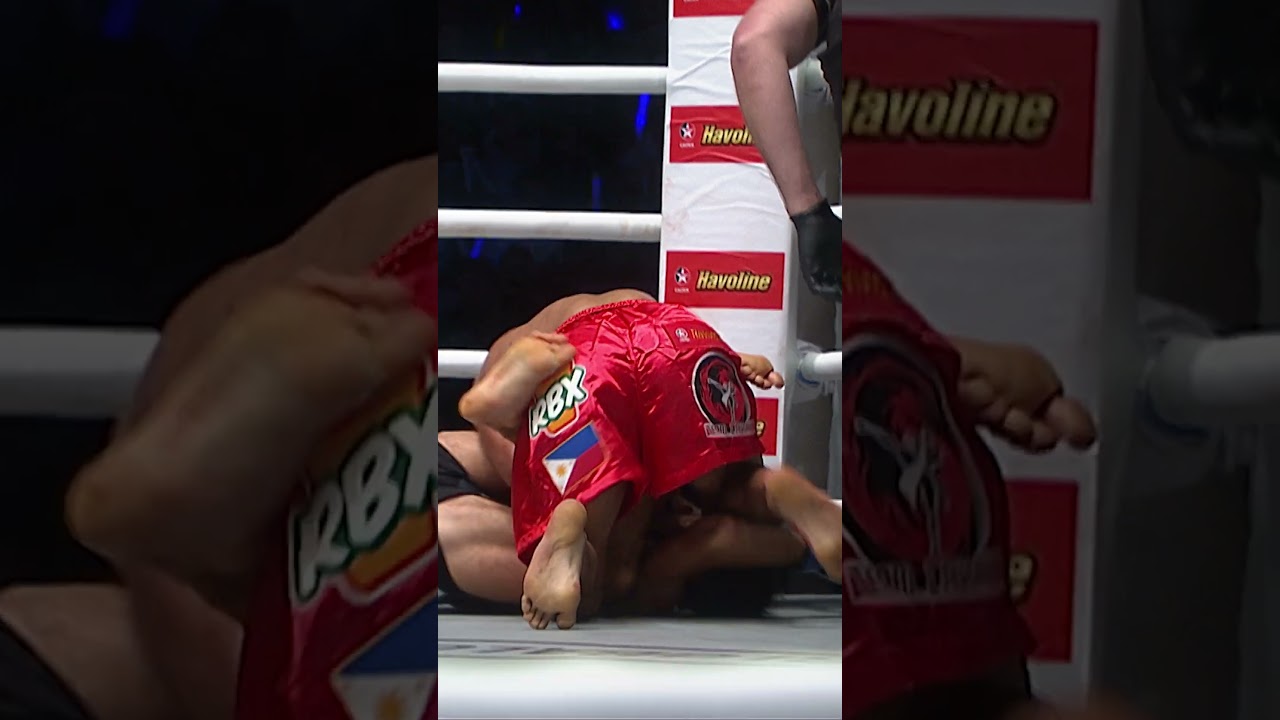 Kevin Belingon sent him FLYING