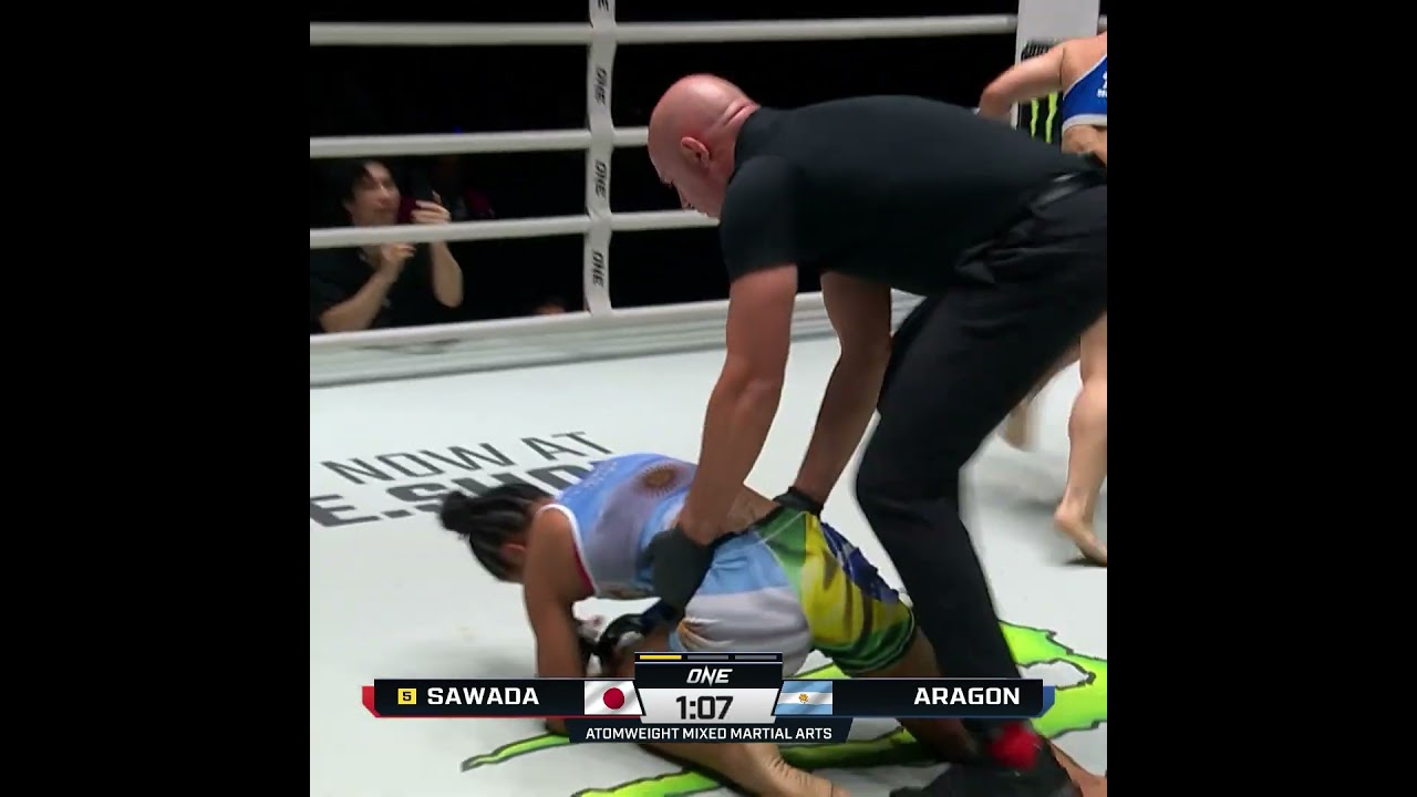 SMOOTH moves  Chihiro Sawada submits Macarena Aragon with a slick first round armbar!