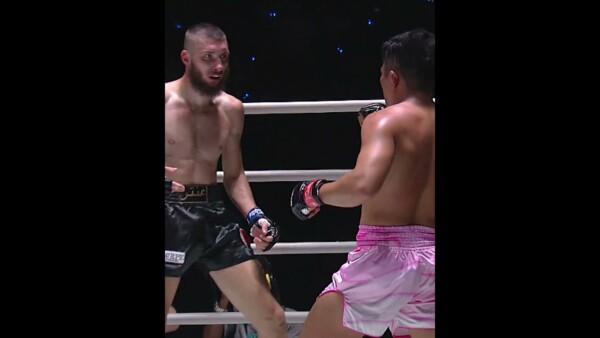 The knockdowns don't stop coming  Watch this insane Muay Thai brawl between Antar Kacem & Yodphupa!