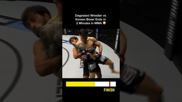 Two minutes of madness!  Shamil Gasanov put on a show against Kim Jae Woong!