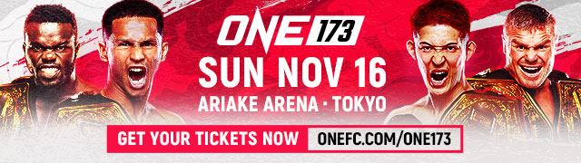 Buy your ONE 173 tickets now!
