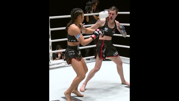 All the hard hitting action from the Muay Thai scrap between Jackie Buntan and Martine Michieletto!