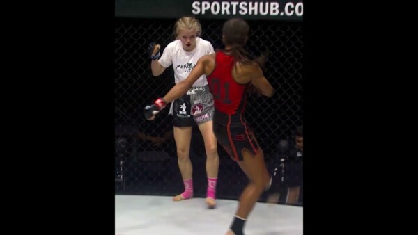 Anissa Meksen put a BEATDOWN on Marie Ruumet in their atomweight Muay Thai matchup!