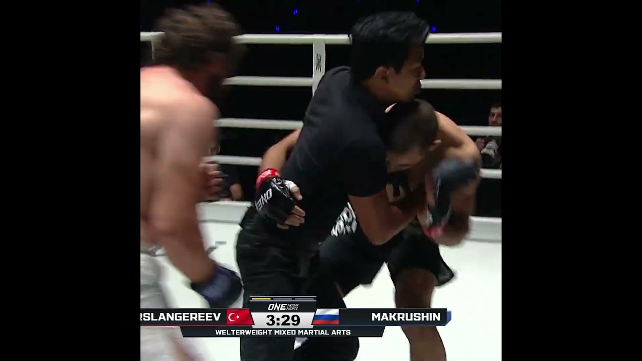 CRUSHED him  Mikail Makrushin TKOs Ruslan Arslangereev in the first round!